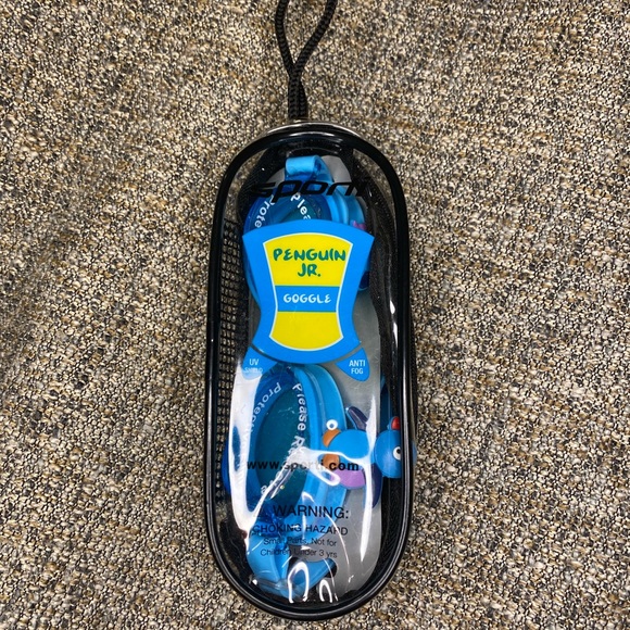 Sporti Jr. Penguin Blue Swim Anti-fog Goggles - Picture 6 of 6